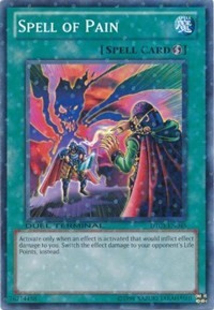 Spell of Pain (DT03-EN045) - Duel Terminal Normal Parallel Rare