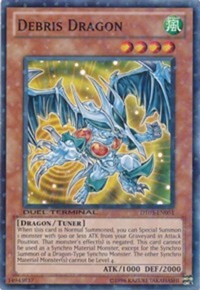 Debris Dragon (DT03-EN051) - Duel Terminal Normal Parallel Rare