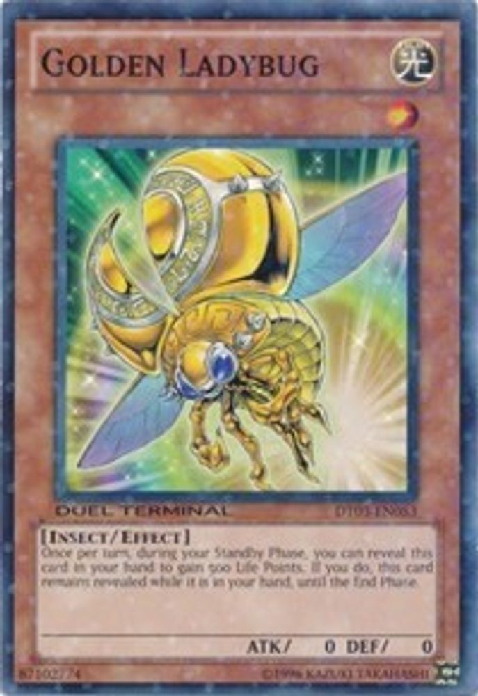 Golden Ladybug (DT03-EN053) - Duel Terminal Normal Parallel Rare