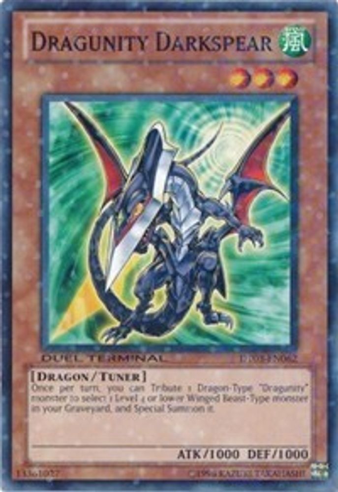 Dragunity Darkspear (DT03-EN062) - Duel Terminal Normal Parallel Rare