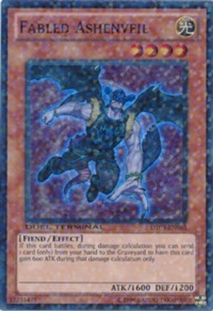 Fabled Ashenveil (DT03-EN065) - Duel Terminal Super Parallel Rare