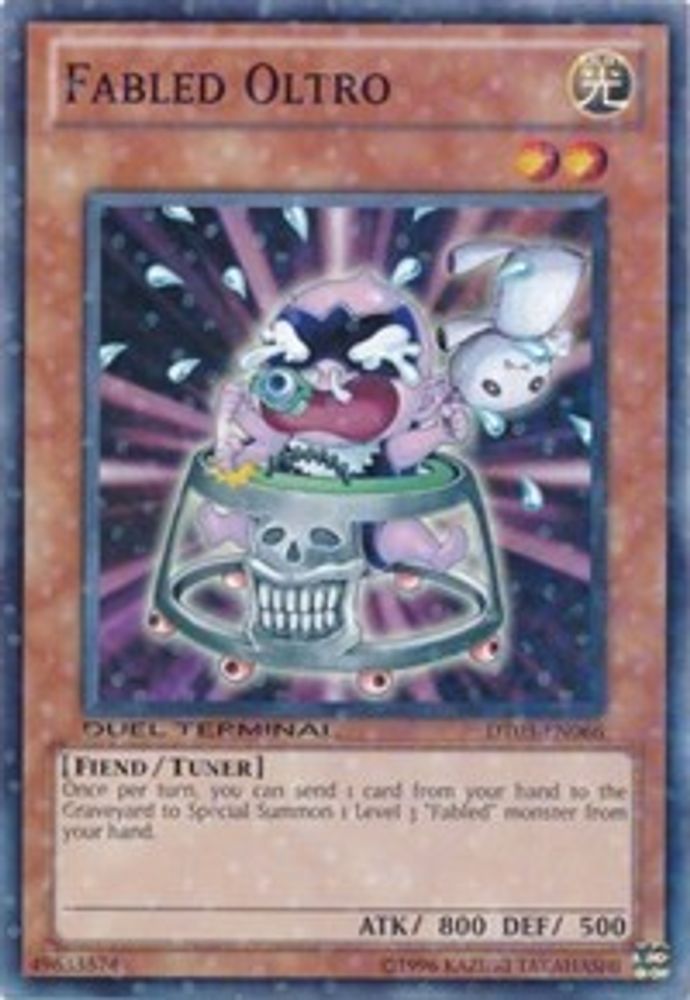 Fabled Oltro (DT03-EN066) - Duel Terminal Normal Parallel Rare
