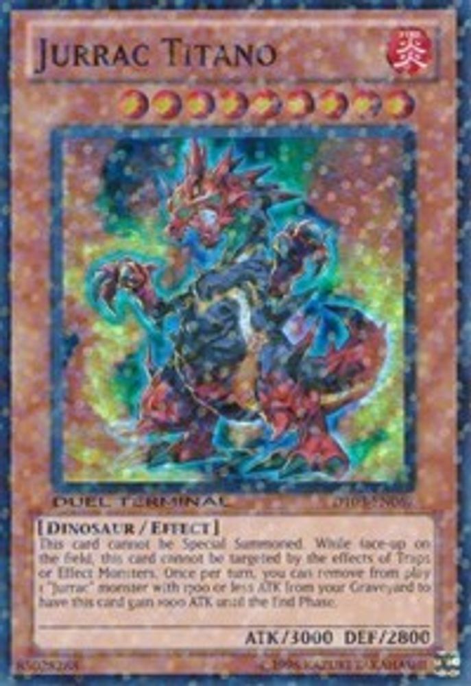 Jurrac Titano (DT03-EN067) - Duel Terminal Super Parallel Rare