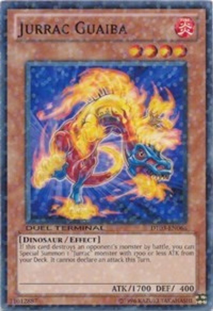 Jurrac Guaiba (DT03-EN068) - Duel Terminal Normal Parallel Rare