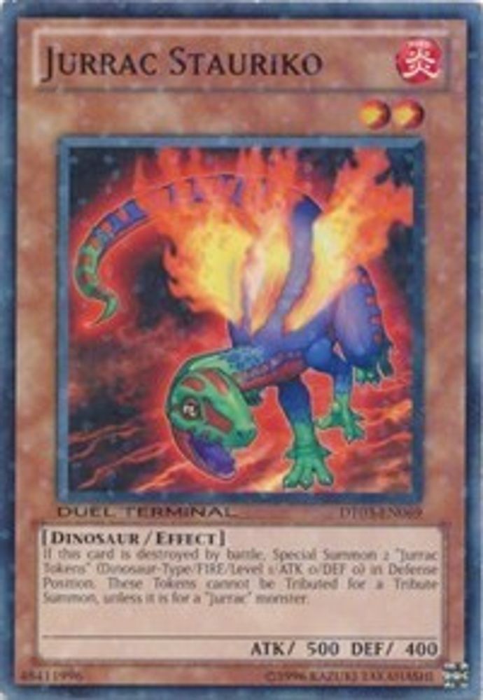 Jurrac Stauriko (DT03-EN069) - Duel Terminal Normal Parallel Rare