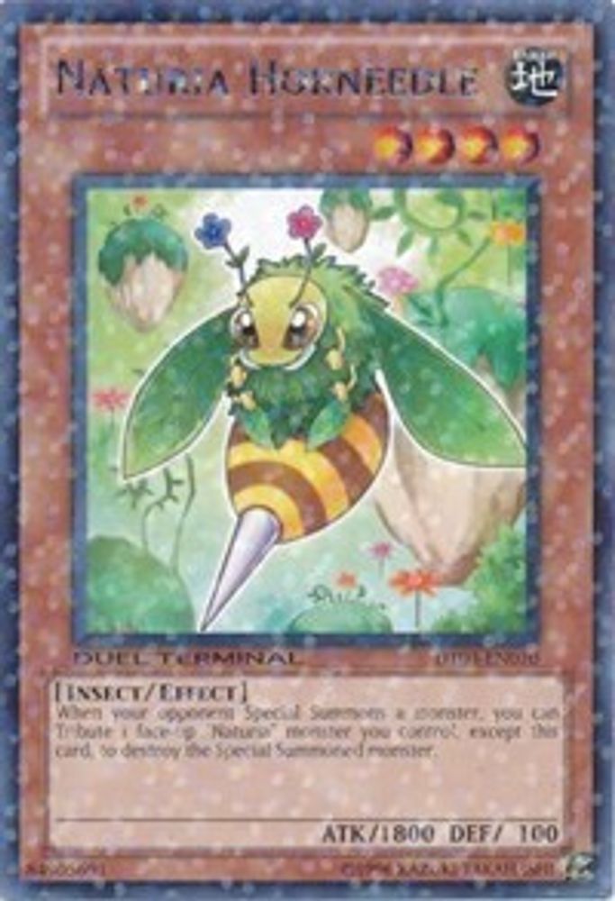Naturia Horneedle (DT03-EN070) - Duel Terminal Rare Parallel Rare