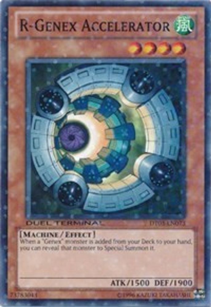 R-Genex Accelerator (DT03-EN073) - Duel Terminal Normal Parallel Rare