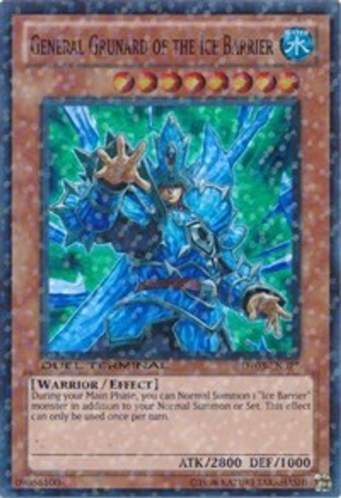 General Grunard of the Ice Barrier (DT03-EN077) - Duel Terminal Super Parallel Rare