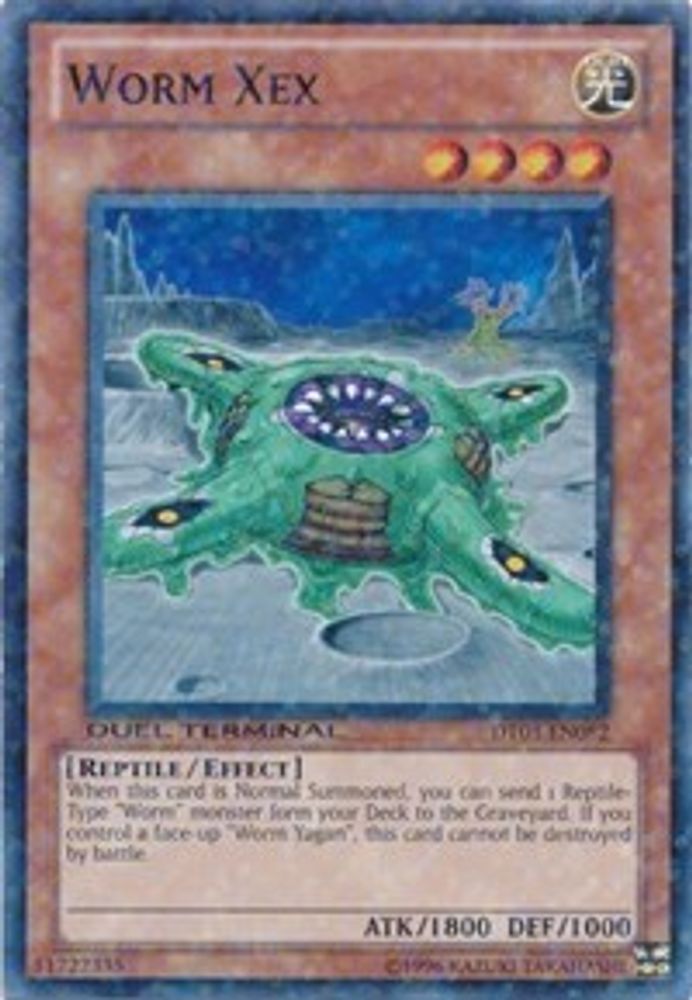 Worm Xex (DT03-EN082) - Duel Terminal Normal Parallel Rare