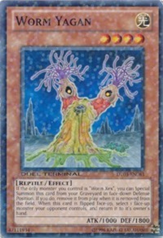 Worm Yagan (DT03-EN083) - Duel Terminal Normal Parallel Rare