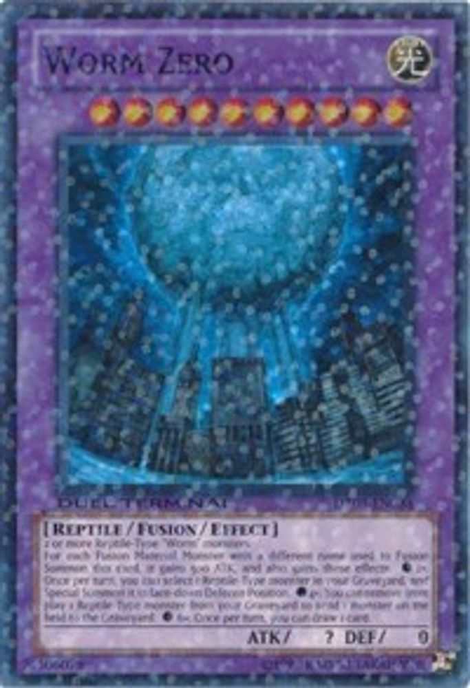 Worm Zero (DT03-EN084) - Duel Terminal Super Parallel Rare