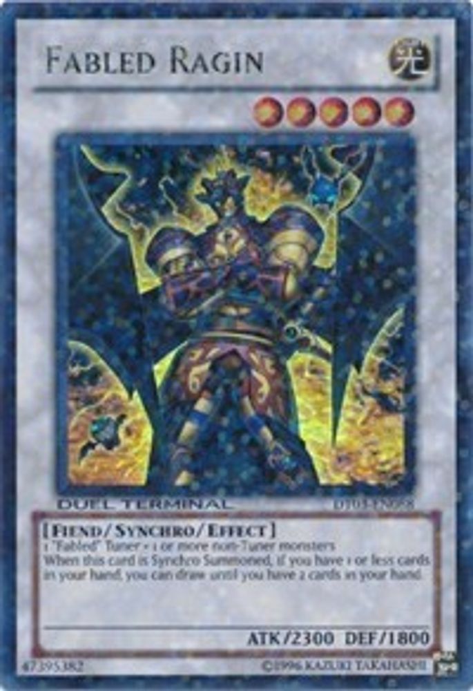 Fabled Ragin (DT03-EN088) - Duel Terminal Ultra Parallel Rare