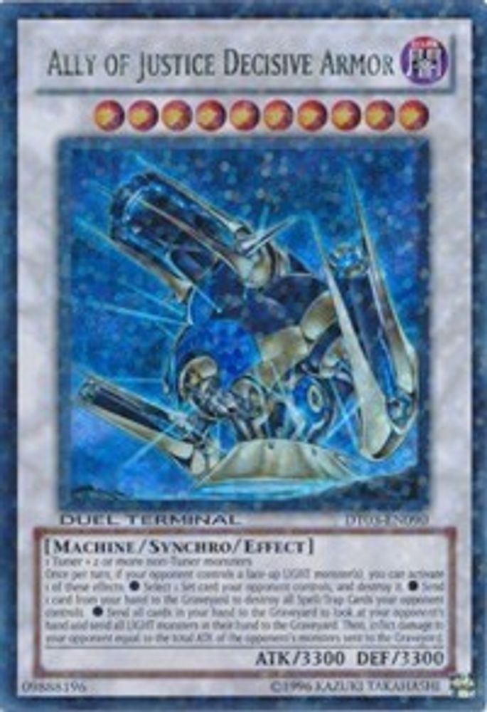 Ally of Justice Decisive Armor (DT03-EN090) - Duel Terminal Ultra Parallel Rare