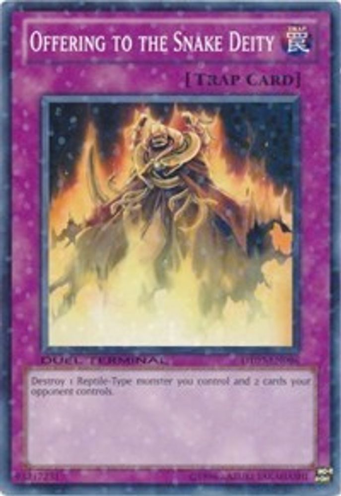 Offering to the Snake Deity (DT03-EN096) - Duel Terminal Normal Parallel Rare