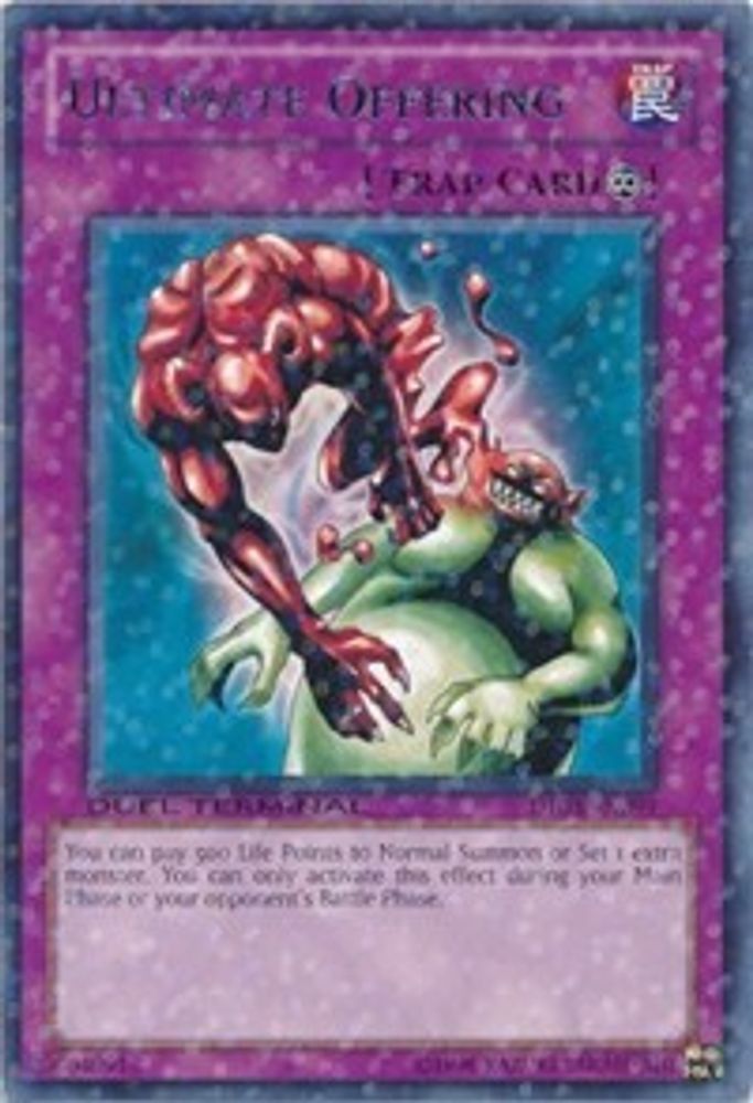 Ultimate Offering (DT03-EN099) - Duel Terminal Rare Parallel Rare