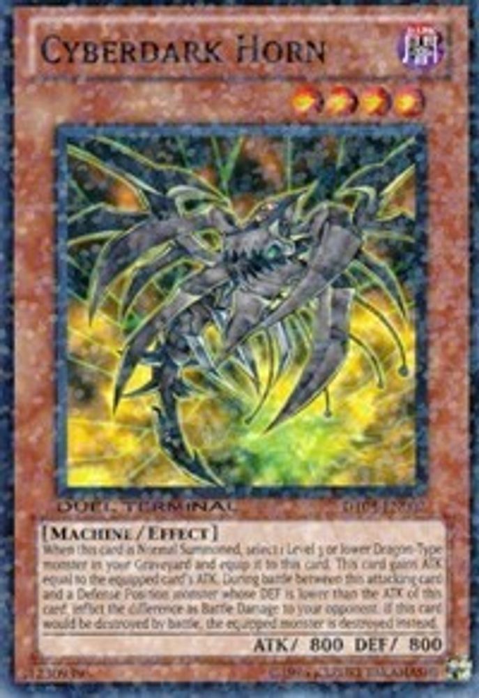 Cyberdark Horn (DT04-EN002) - Duel Terminal Normal Parallel Rare