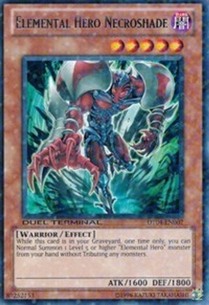 Elemental Hero Necroshade (DT04-EN007) - Duel Terminal Normal Parallel Rare