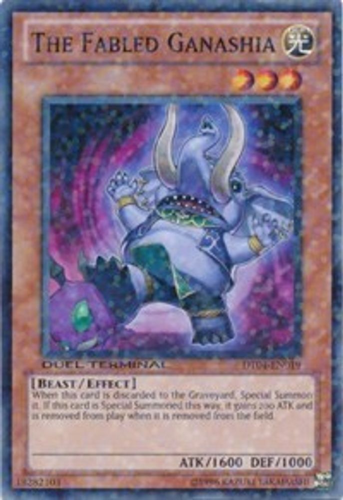The Fabled Ganashia (DT04-EN019) - Duel Terminal Normal Parallel Rare