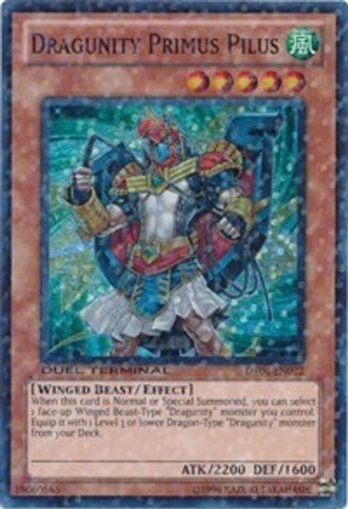 Dragunity Primus Pilus (DT04-EN022) - Duel Terminal Super Parallel Rare