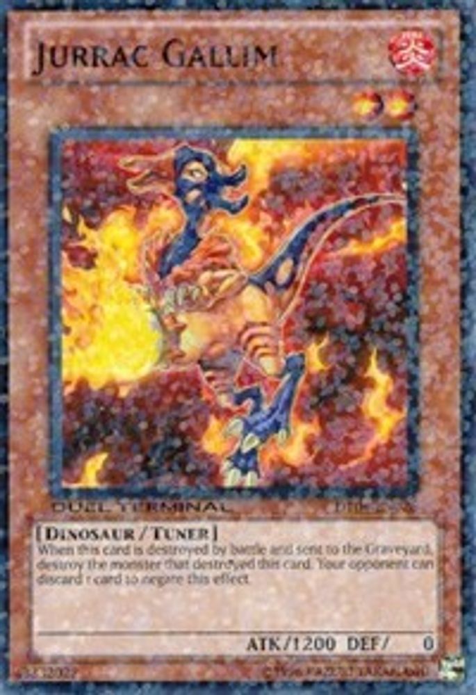 Jurrac Gallim (DT04-EN026) - Duel Terminal Normal Parallel Rare