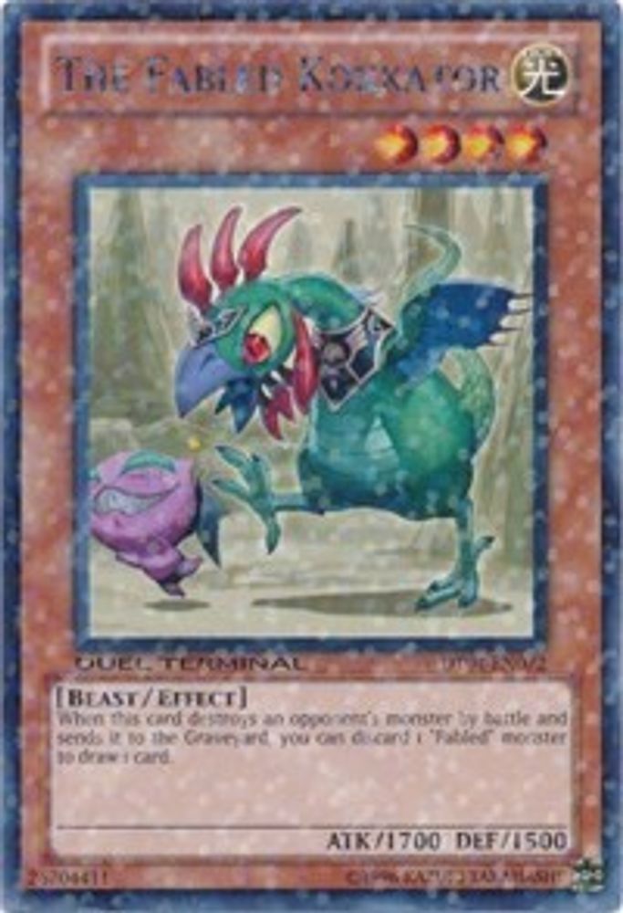 The Fabled Kokkator (DT04-EN072) - Duel Terminal Normal Parallel Rare