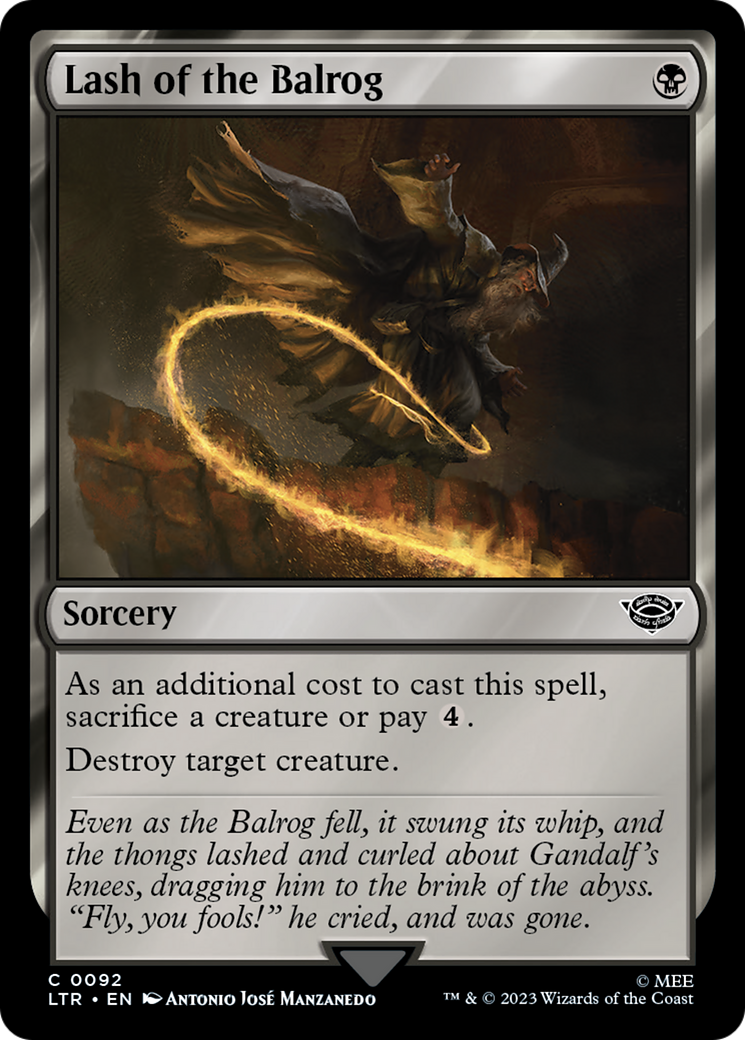 Fouet du Balrog [Le Seigneur des Anneaux : Contes de la Terre du Milieu] 