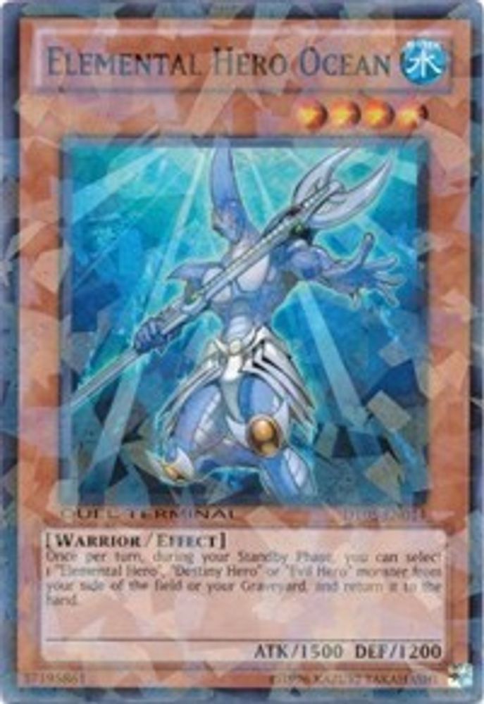Elemental Hero Ocean (DT05-EN014) - Duel Terminal Normal Parallel Rare