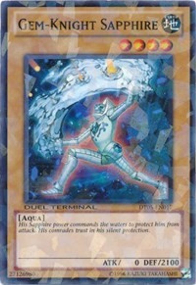 Gem-Knight Sapphire (DT05-EN017) - Duel Terminal Normal Parallel Rare
