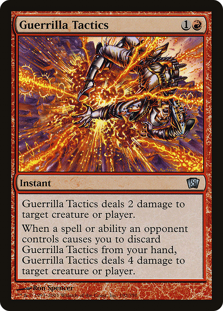 Guerrilla Tactics (8ED-192★) - 8th Edition Foil