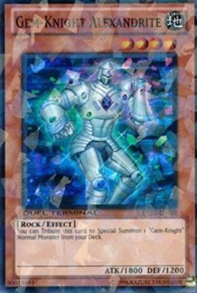 Gem-Knight Alexandrite (DT05-EN019) - Duel Terminal Super Parallel Rare