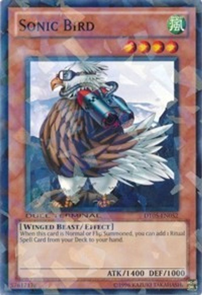 Sonic Bird (DT05-EN052) - Duel Terminal Normal Parallel Rare