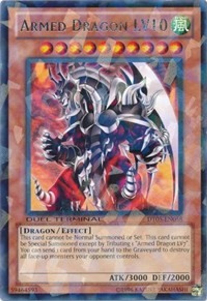 Armed Dragon LV10 (DT05-EN058) - Duel Terminal Rare Parallel Rare