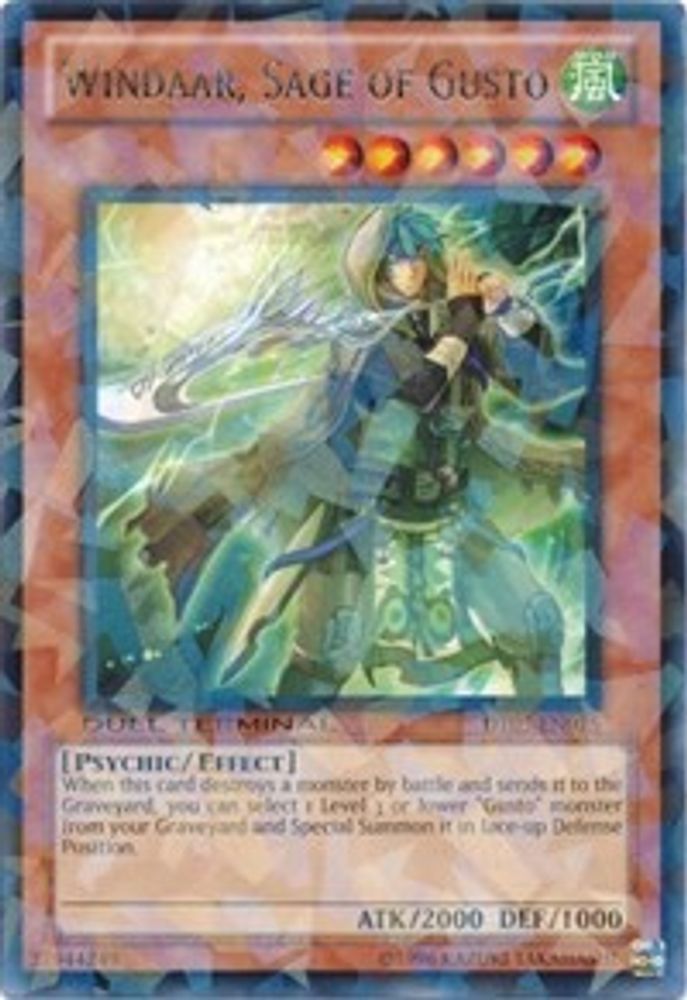 Windaar, Sage of Gusto (DT05-EN075) - Duel Terminal Rare Parallel Rare