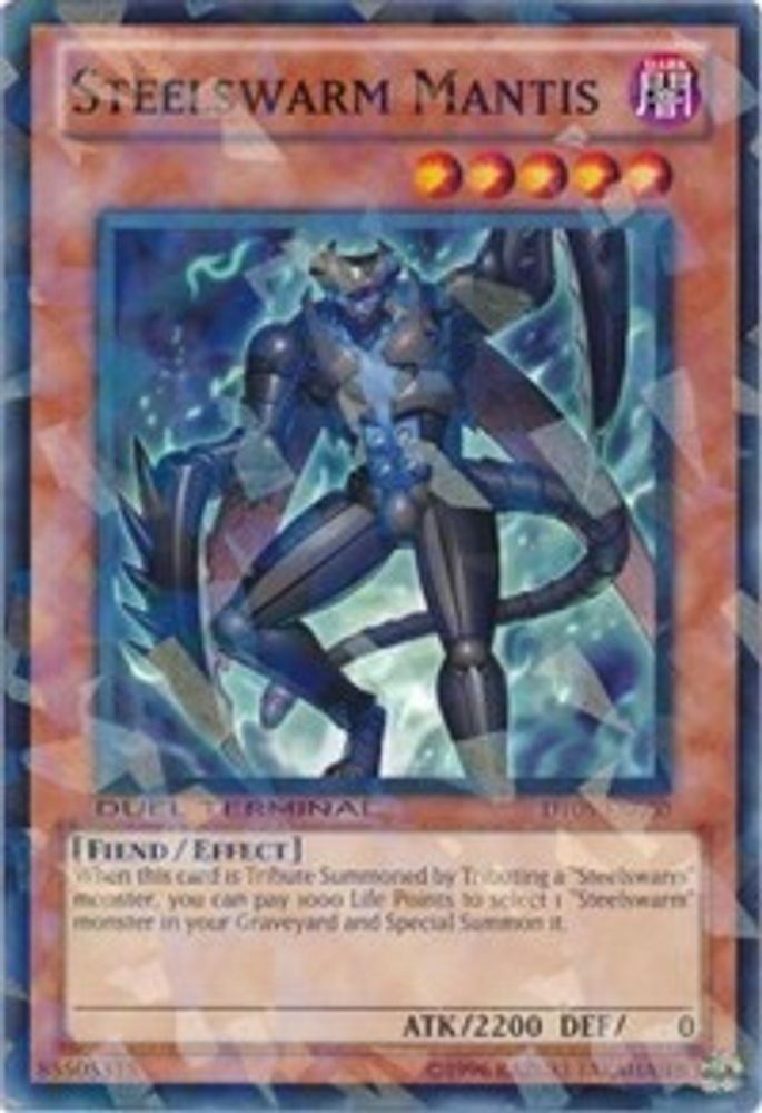 Steelswarm Mantis (DT05-EN080) - Duel Terminal Normal Parallel Rare