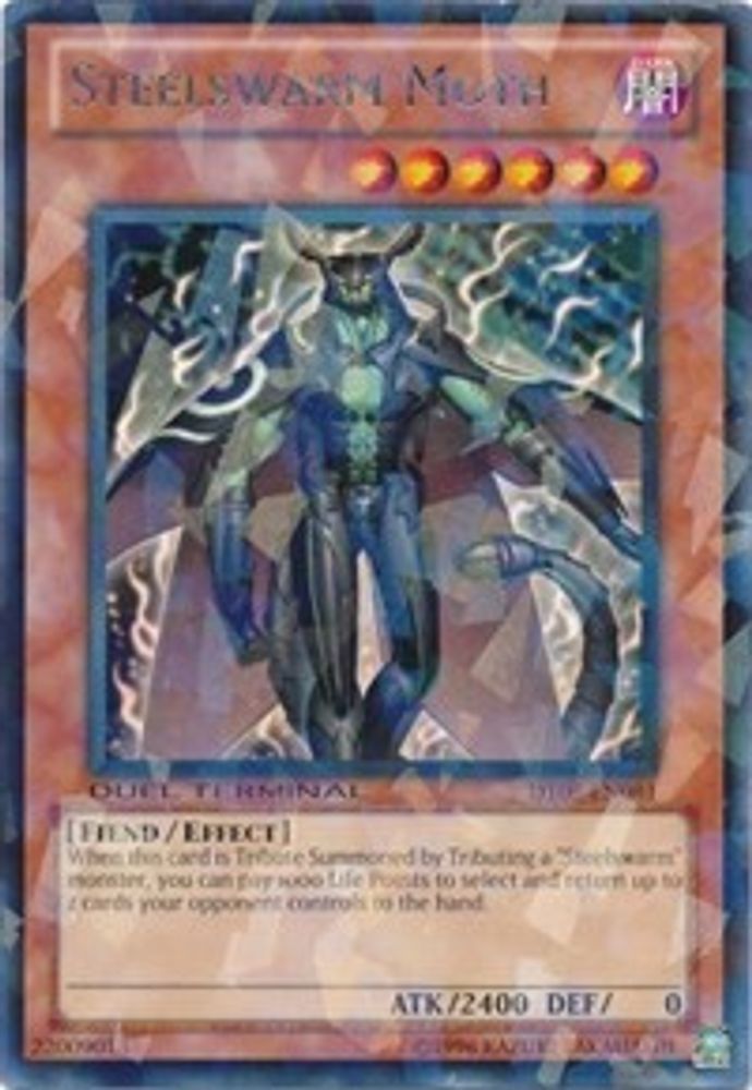 Steelswarm Moth (DT05-EN081) - Duel Terminal Rare Parallel Rare