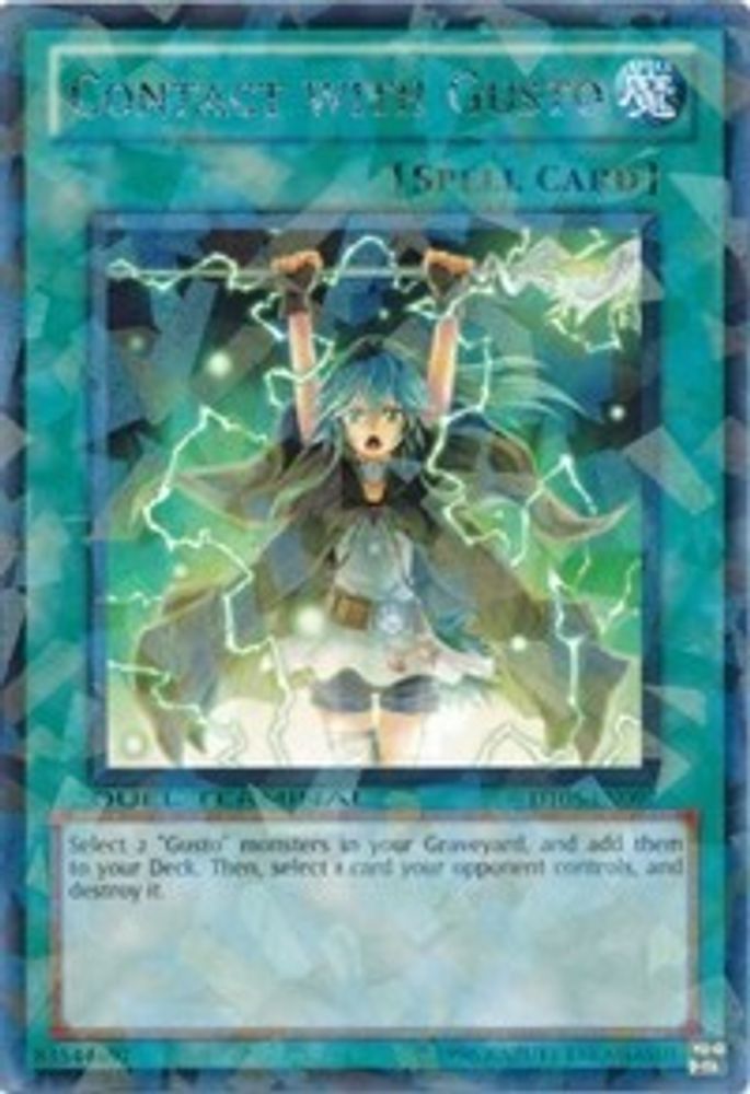 Contact with Gusto (DT05-EN092) - Duel Terminal Rare Parallel Rare