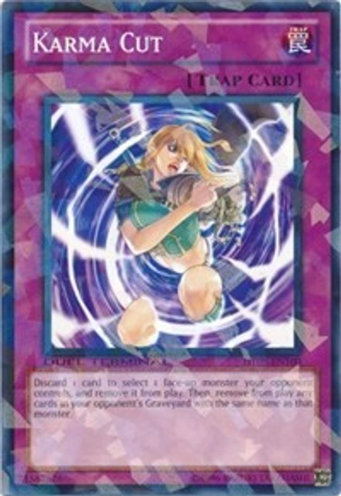 Karma Cut (DT05-EN100) - Duel Terminal Normal Parallel Rare