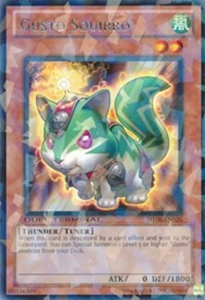 Gusto Squirro (DT06-EN026) - Duel Terminal Rare Parallel Rare