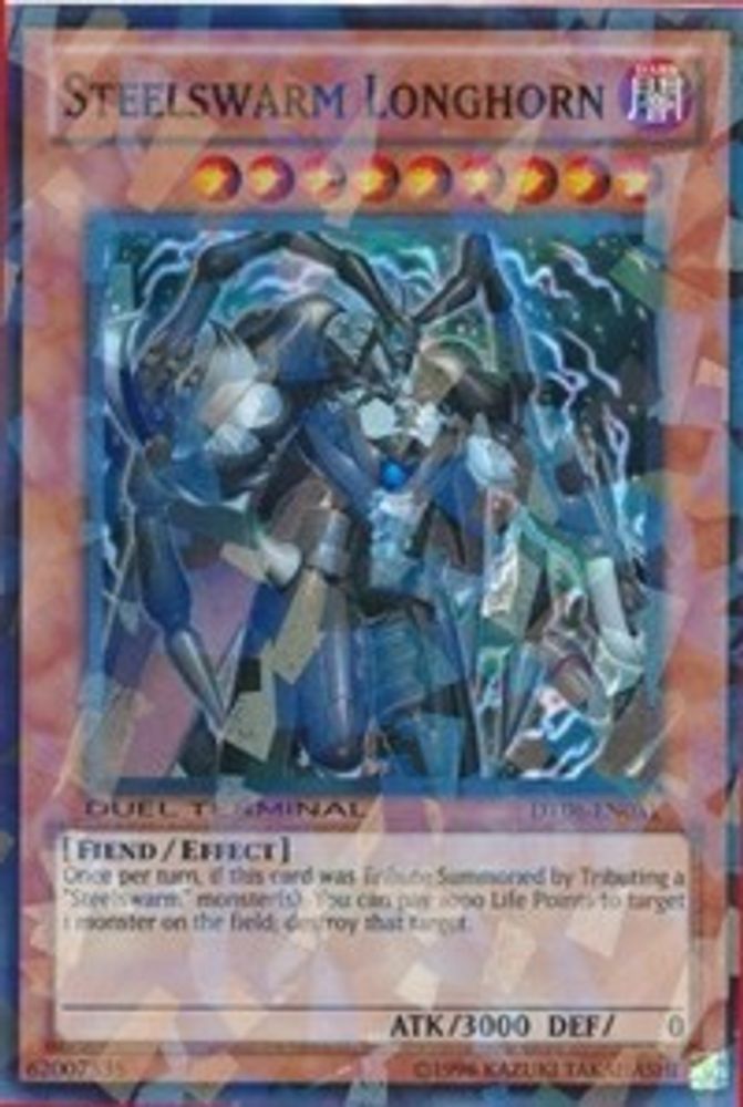 Steelswarm Longhorn (DT06-EN031) - Duel Terminal Super Parallel Rare