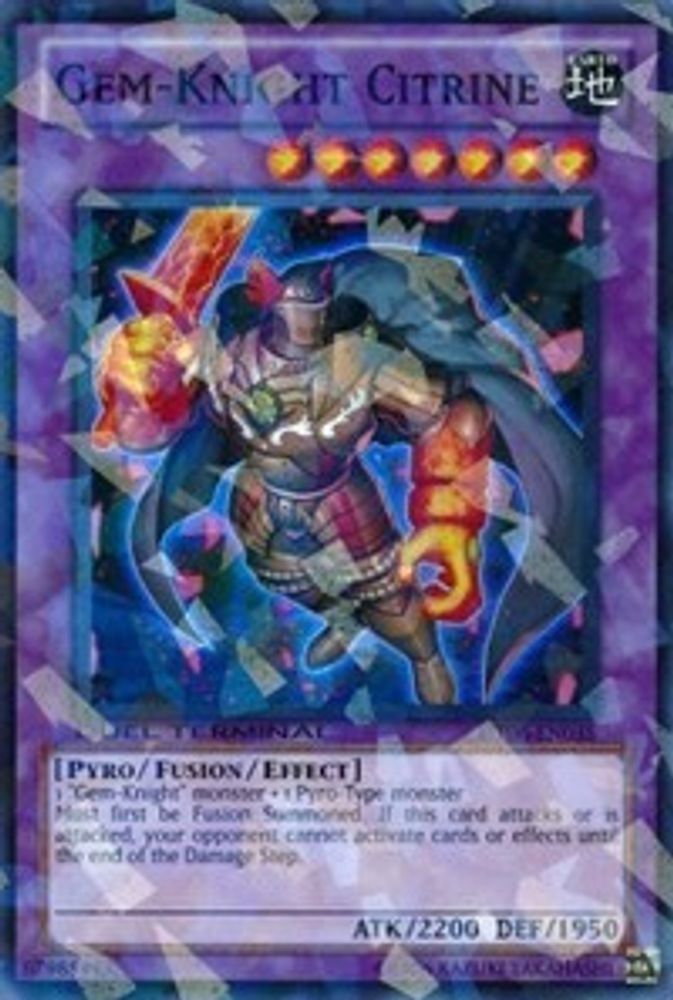 Citrine Gem-Knight [DT06-EN035] Super Rare 