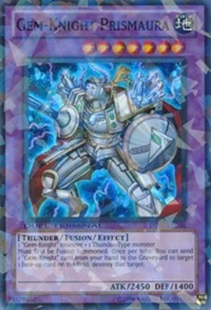 Gem-Knight Prismaura (DT06-EN036) - Duel Terminal Super Parallel Rare