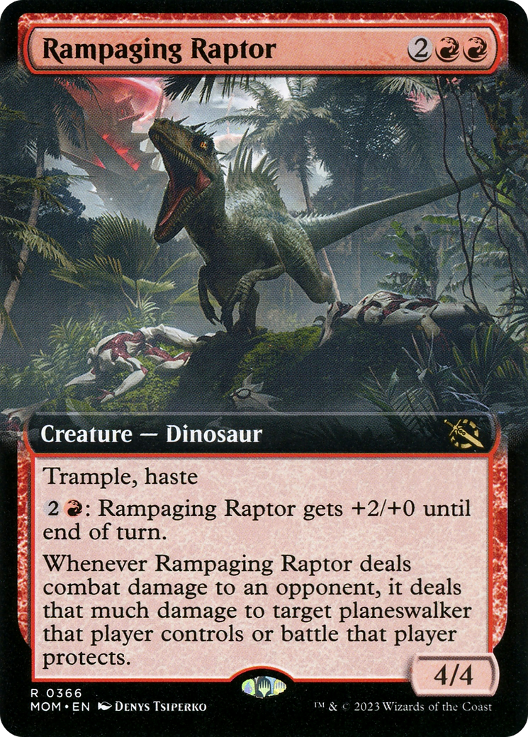 Rampaging Raptor (Art étendu) [Marche de la machine] 