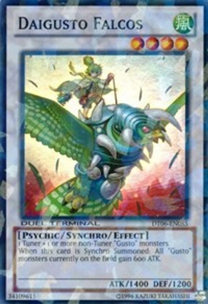 Daigusto Falcos (DT06-EN085) - Duel Terminal Super Parallel Rare