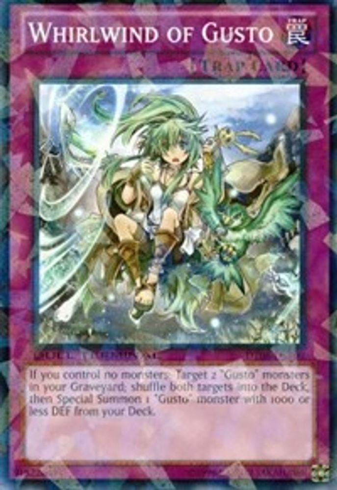 Whirlwind of Gusto (DT06-EN100) - Duel Terminal Normal Parallel Rare