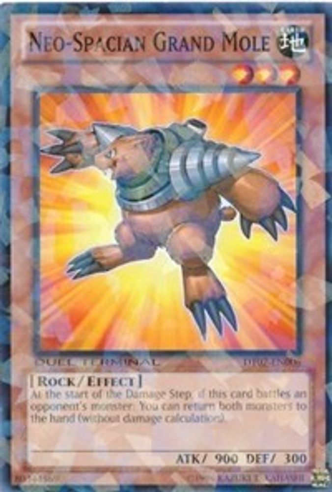 Neo-Spacian Grand Mole (DT07-EN006) - Duel Terminal Normal Parallel Rare