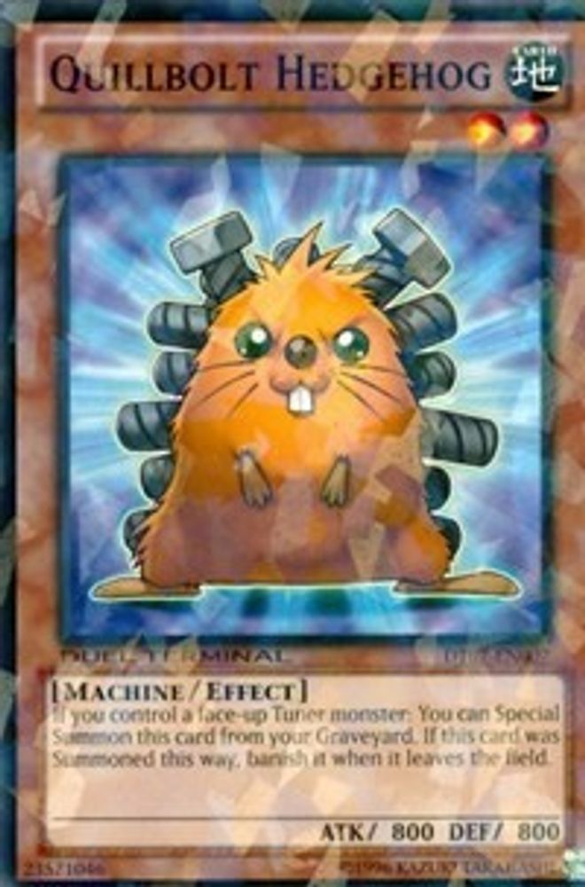 Quillbolt Hedgehog (DT07-EN007) - Duel Terminal Normal Parallel Rare