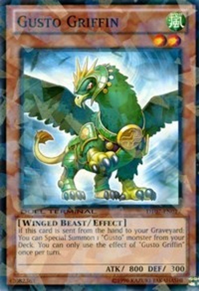 Gusto Griffin (DT07-EN017) - Duel Terminal Normal Parallel Rare