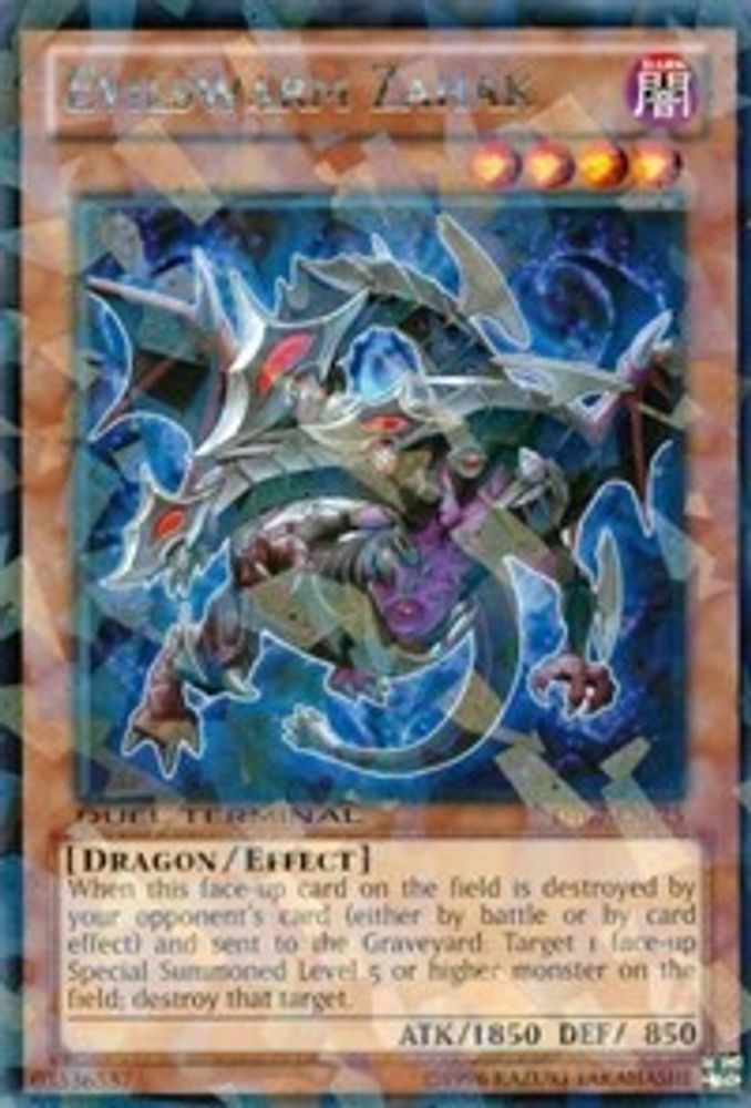 Evilswarm Zahak (DT07-EN025) - Duel Terminal Rare Parallel Rare