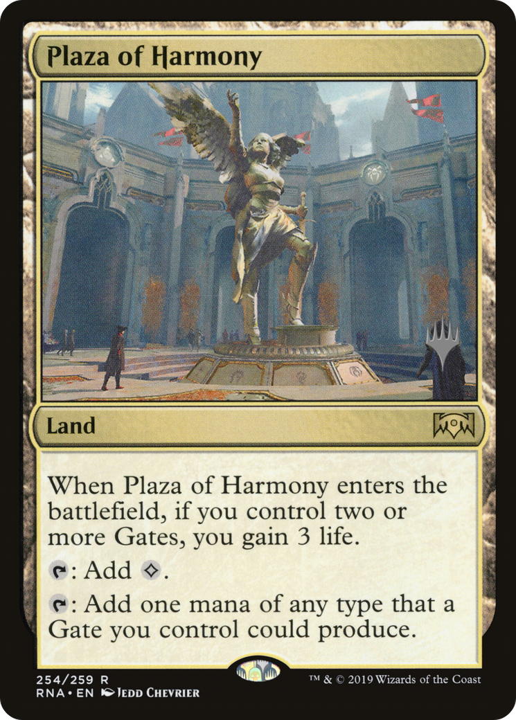 Place de l'Harmonie (Pack Promo) [Promos Ravnica Allegiance] 