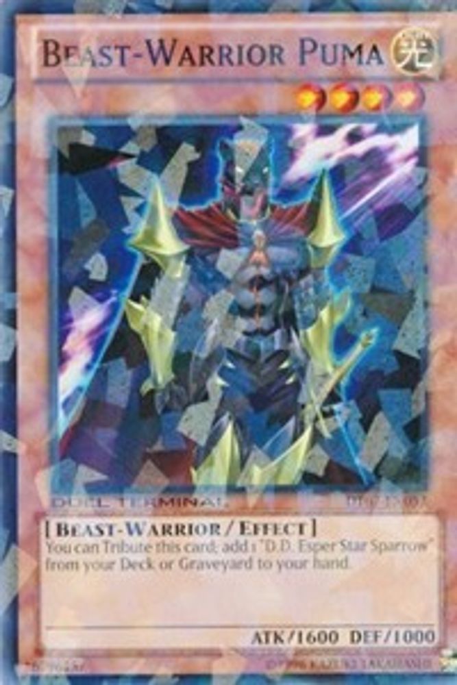 Beast-Warrior Puma (DT07-EN052) - Duel Terminal Normal Parallel Rare